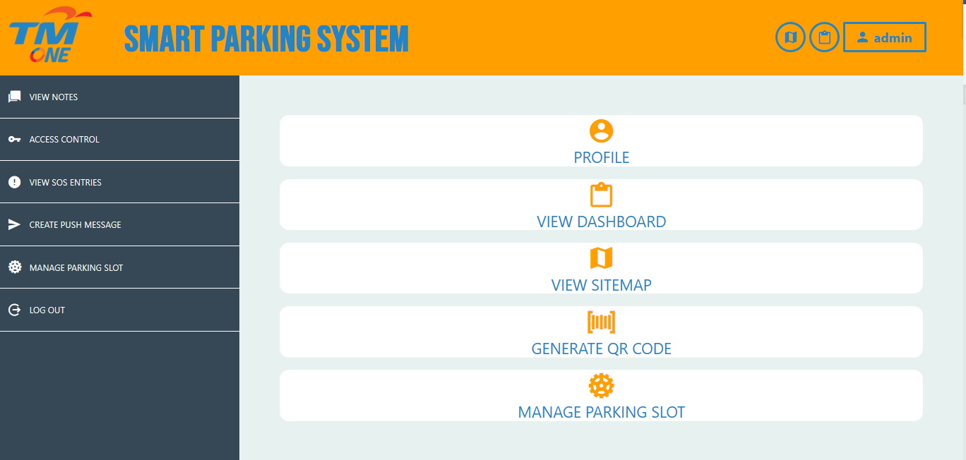 Smart Parking System screenshot