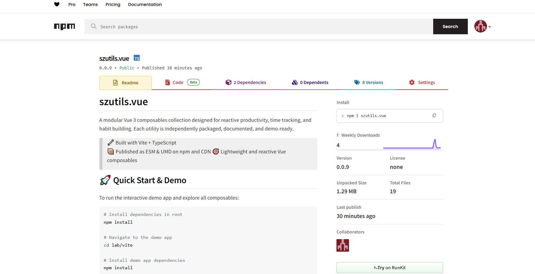 SZUtils.vue screenshot